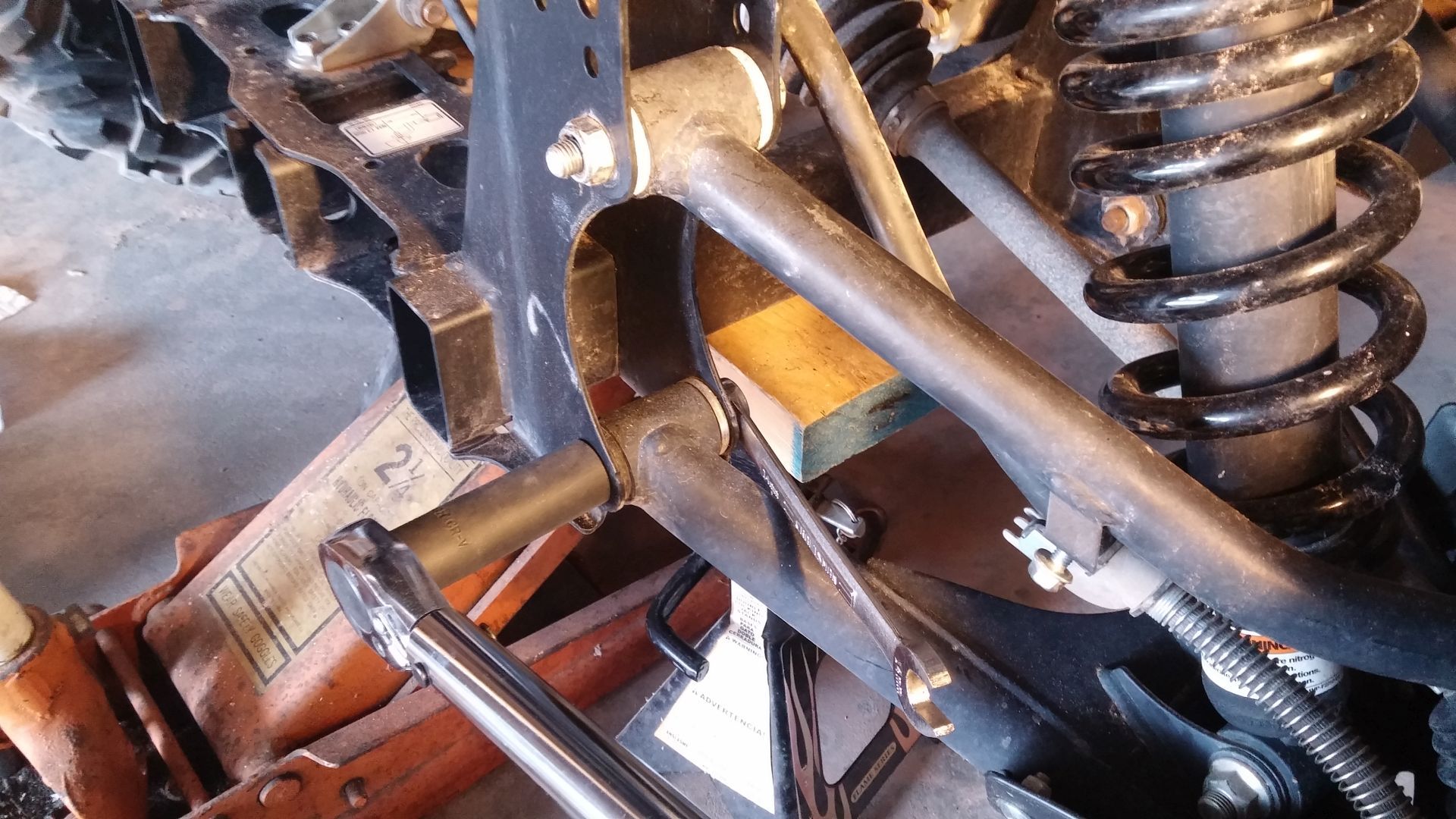 Aftermarket bushing install Yamaha Rhino Forum